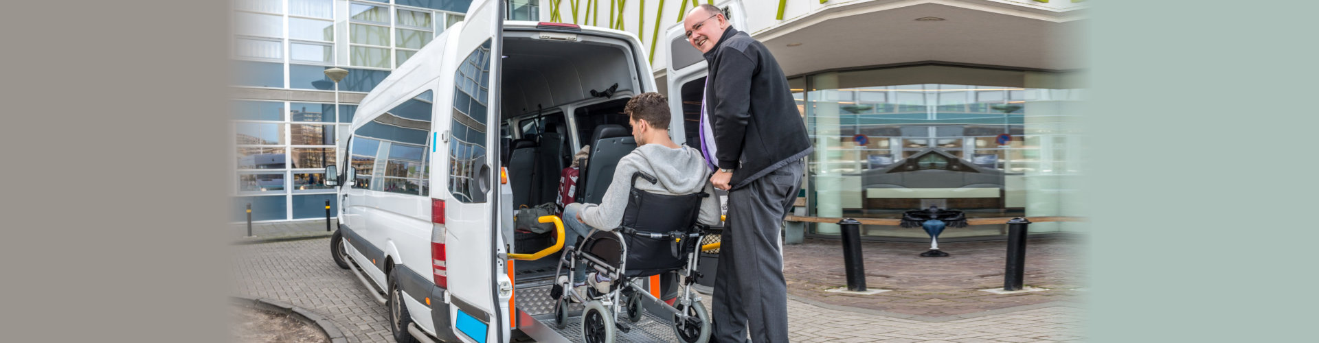 adult man helping the patient